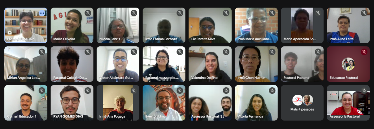 Pastoral Juvenil reúne equipe para encontro online de partilhas e planejamentos