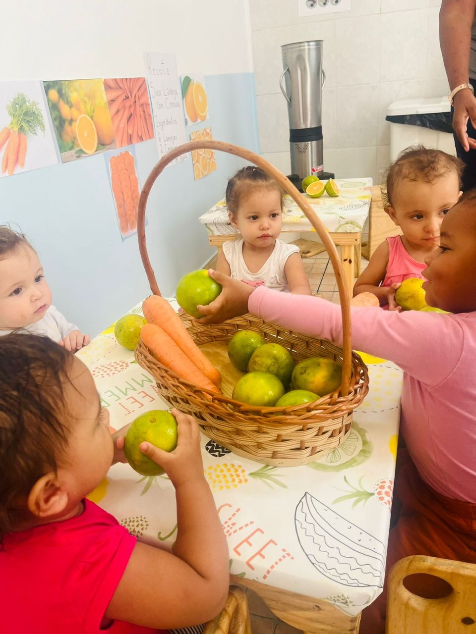 Da fruta ao copo, experiências sensoriais e afetivas no preparo de suco no CEI Pingo de Gente   
