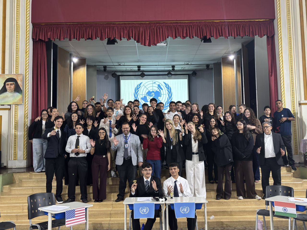 Simulação da ONU promove protagonismo entre estudantes do Ensino Médio