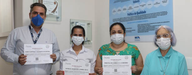 Equipe do Hospital Auxiliadora conclui curso Green Belt Seis Sigmas