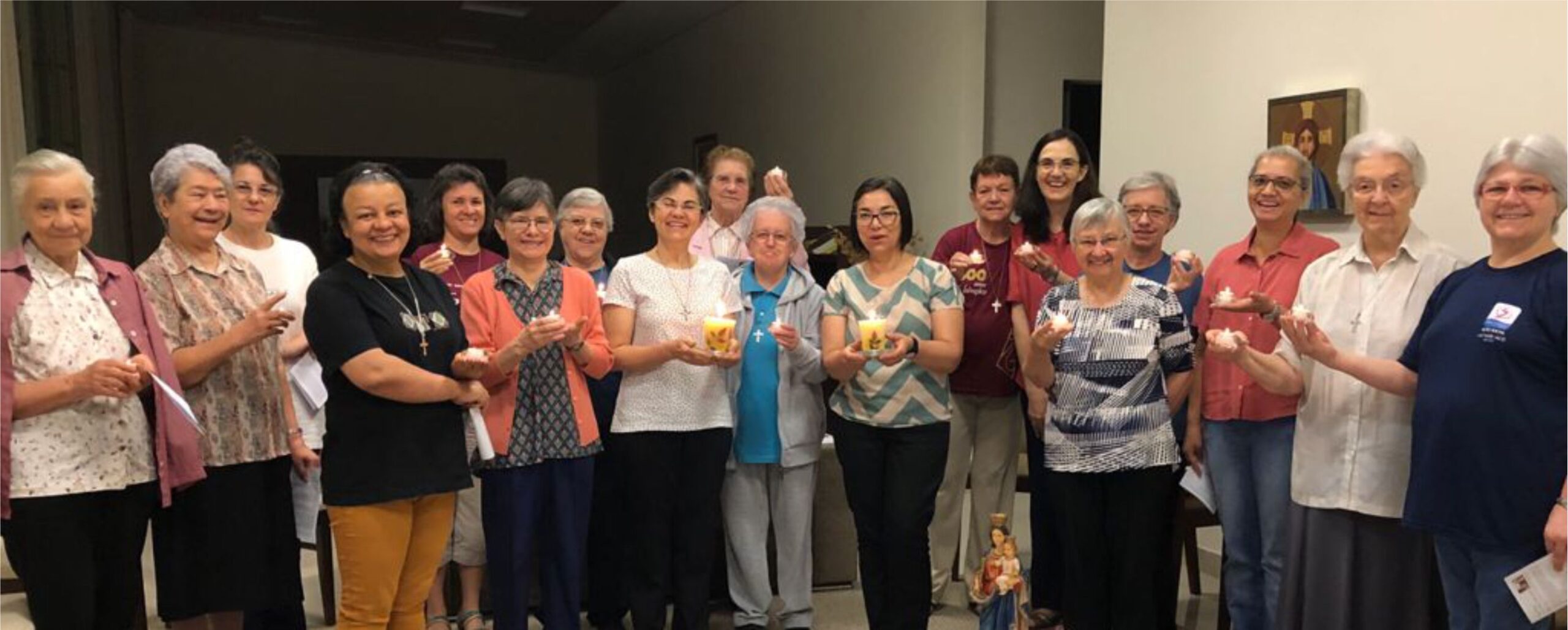 Envio das Irmãs: Nilza Fátima de Moraes e  Solange Sanches rumo ao XXIV Capítulo Geral