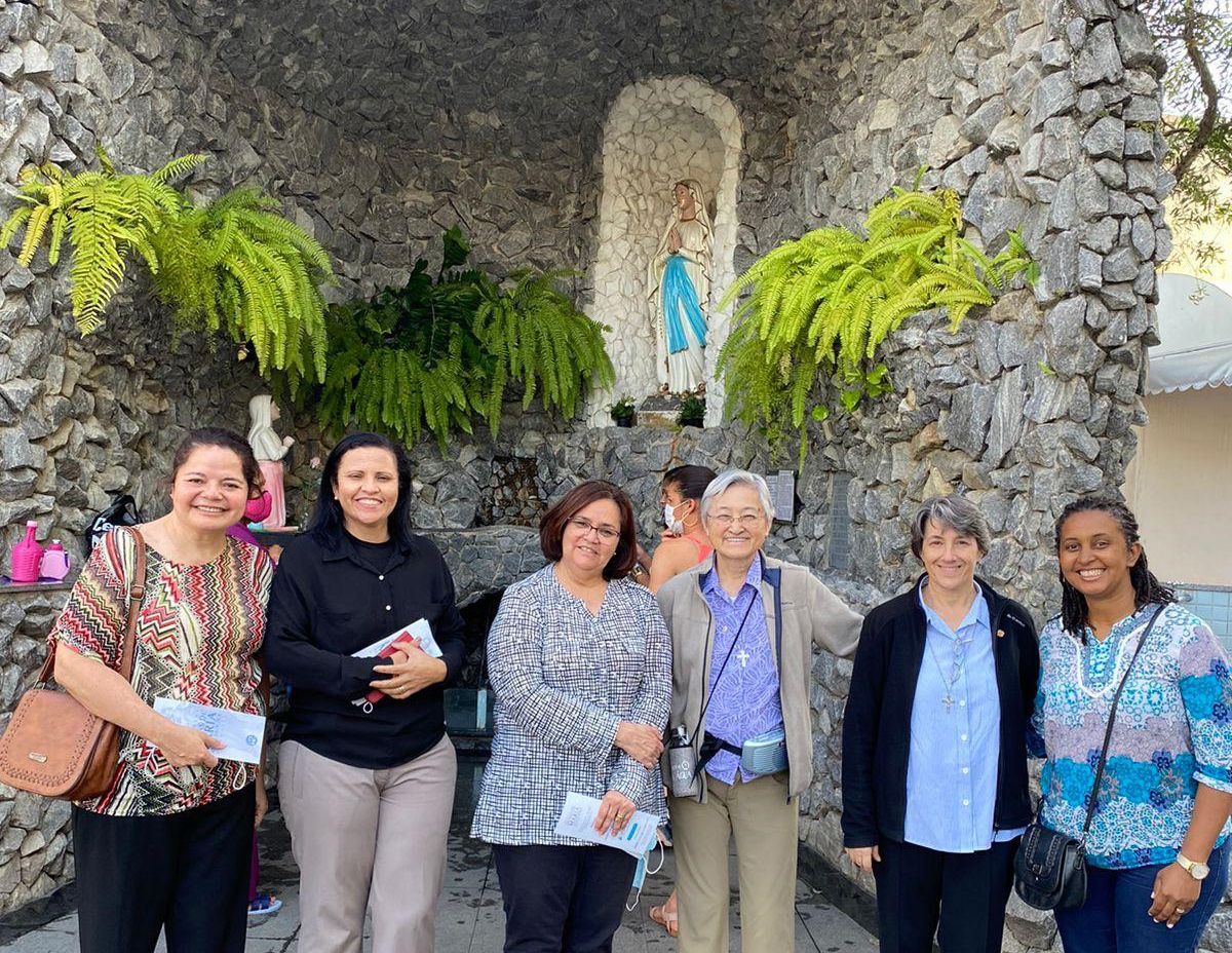 Missionárias e celibatárias da Canção Nova visitam o Memorial Filhas de Maria Auxiliadora no Brasil