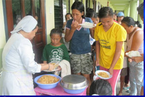 Atualização sobre a condição das comunidades FMA afetadas pelo tufão Haiyan