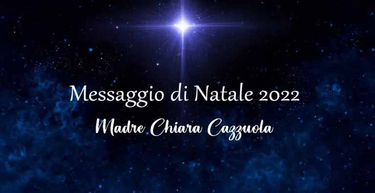 Mensagem de Saudações de Natal da Madre Geral do Instituto das Filhas de Maria Auxiliadora, Irmã Chiara Cazzuola
