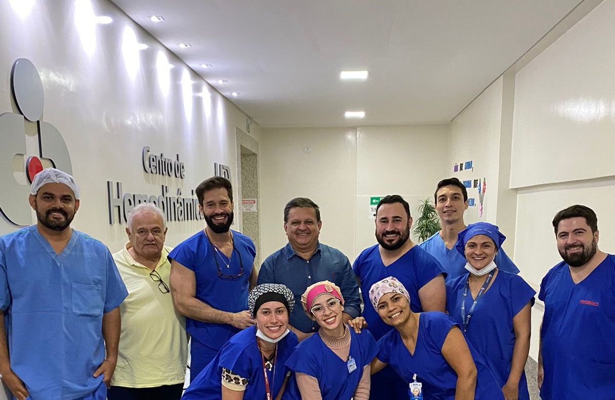 HNSA: Hemodinâmica realiza o primeiro procedimento de Implante Transcateter de Válvula Aórtica da região