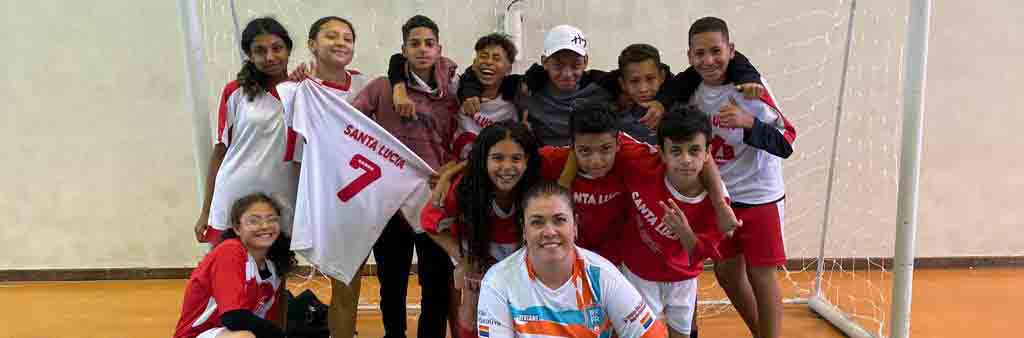 CCA Santa Lúcia participa de evento da RSB e compartilha experiências sobre o Futebol de Rua