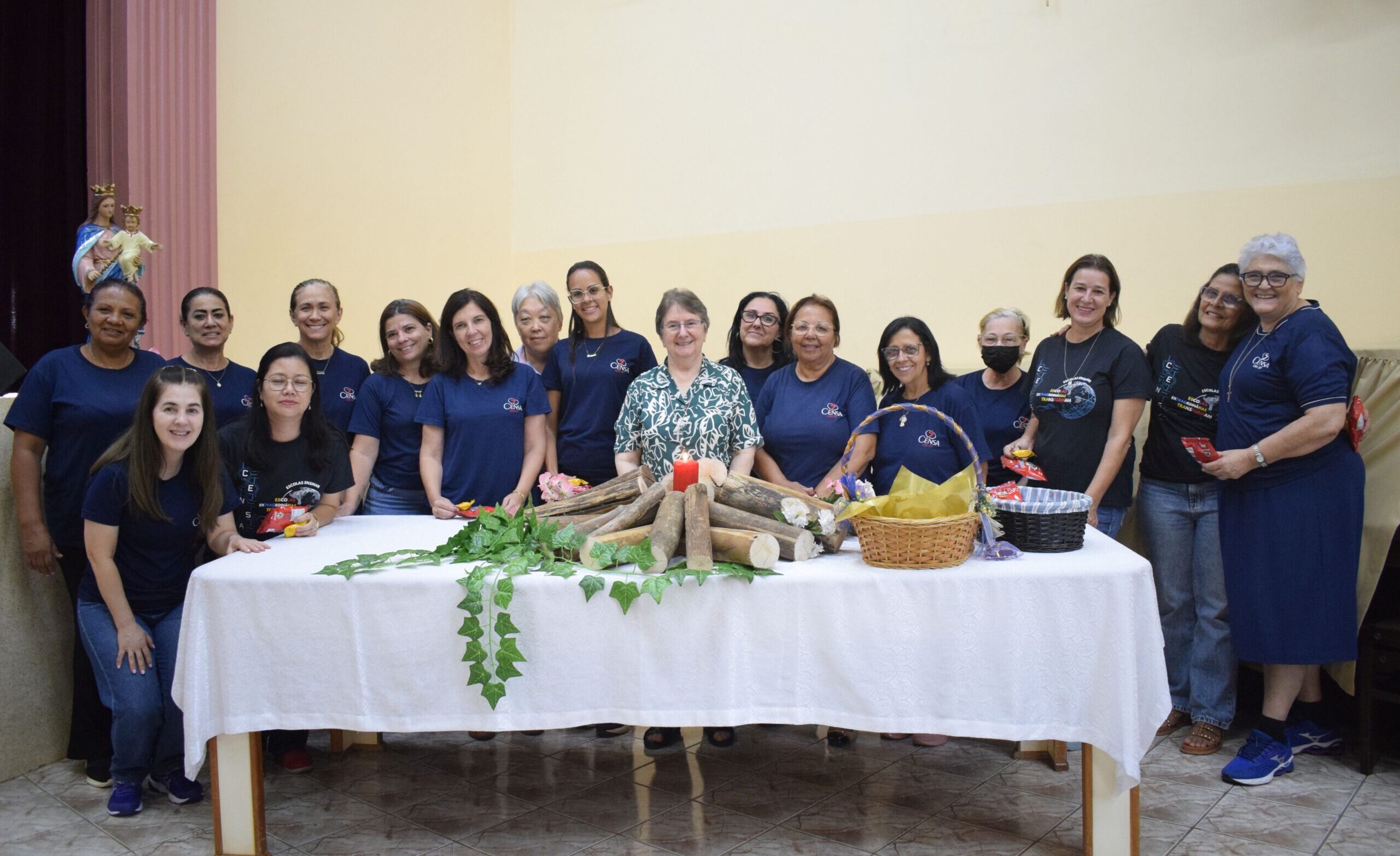 Auxiliadora de Lins recebe visita da Inspetora, Irmã Alaíde Deretti, para momentos de reflexão e partilha