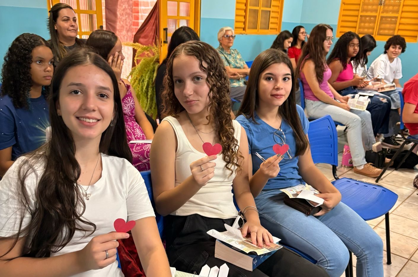 Centro Juvenil de Água Clara abre suas portas para famílias, catequistas e catequizandos