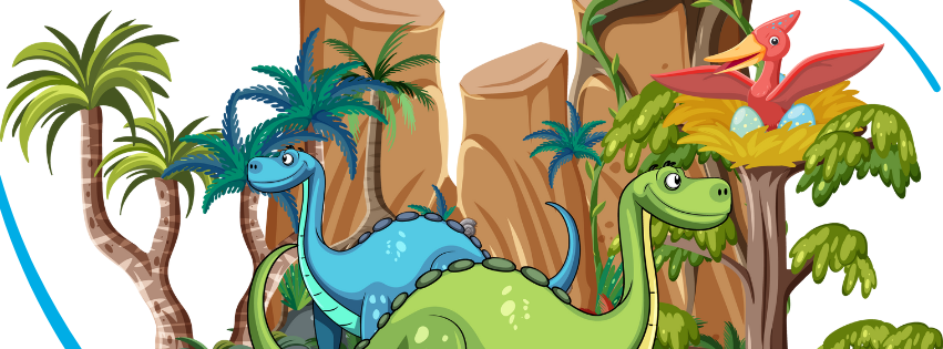Berçário do CEI Pingo de Gente interage com “O mundo dos dinossauros”