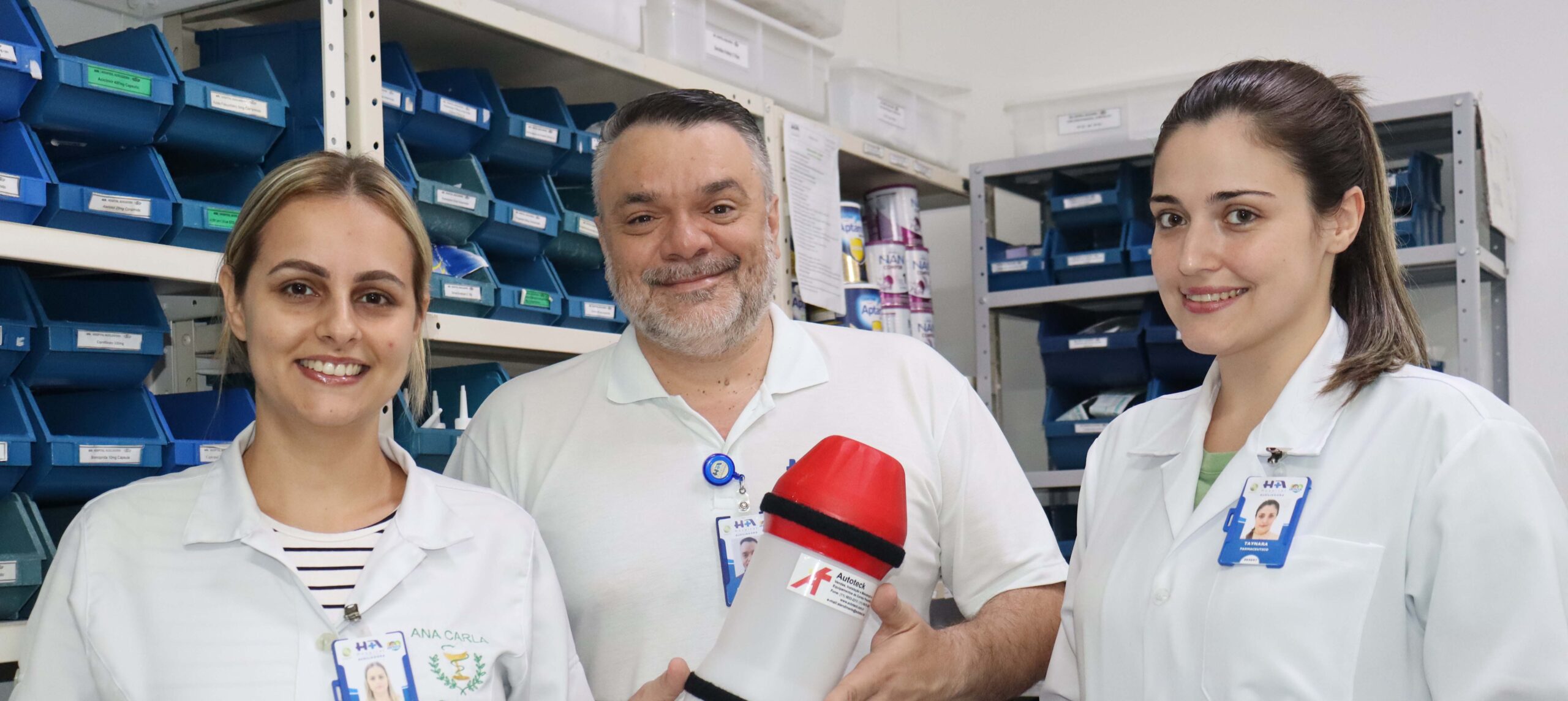 HNSA inova e é o primeiro hospital do MS a implantar sistema de transporte ágil de materiais e medicamentos da farmácia até unidades assistenciais