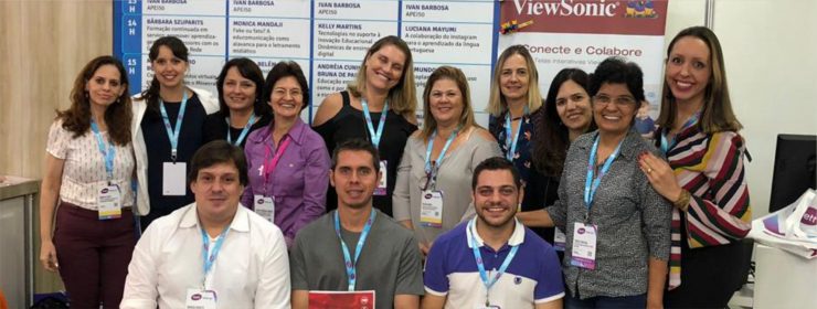 Professor apresenta boa prática na Bett Educar: experiência agora compõe o novo guia “Crescer em Rede”