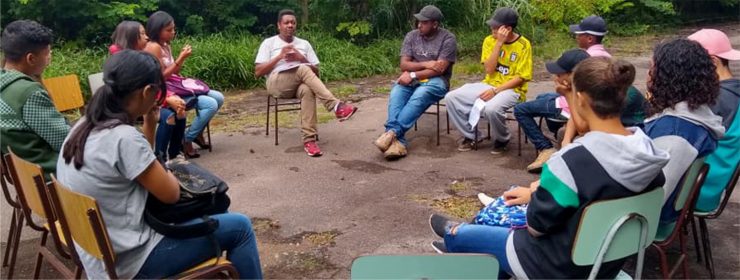 Jovens participam de Oficina de Formação Humana no Recanto da Cruz Grande